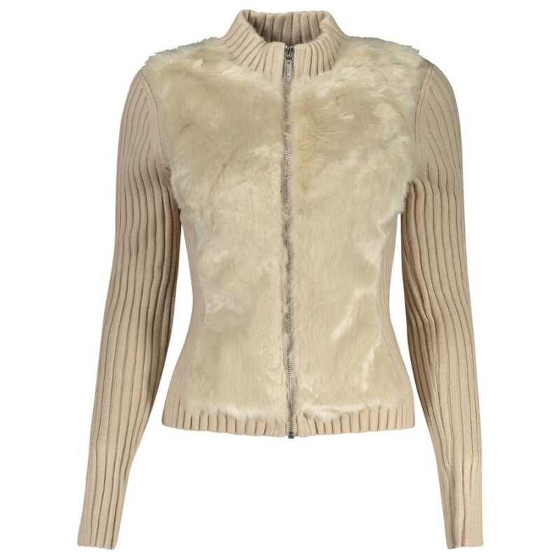 Guess Jeans Beige Polyester Sweater, theFeinheit