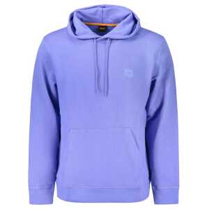 Hugo Boss Blue Cotton Men Sweater
