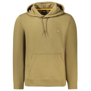 Hugo Boss Green Cotton Men Sweater
