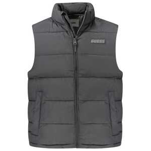 Guess Jeans Black Polyamide Men Jacket