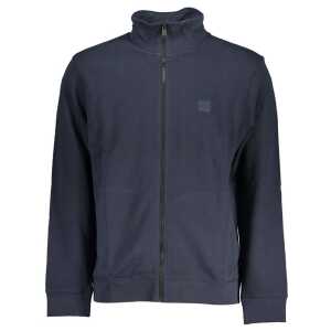 Hugo Boss Blue Cotton Sweater