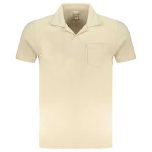 Guess Jeans Beige Cotton Men T-Shirt