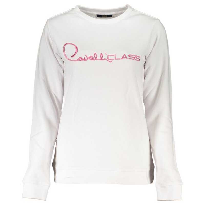 Cavalli Class White Cotton Sweater, theFeinheit