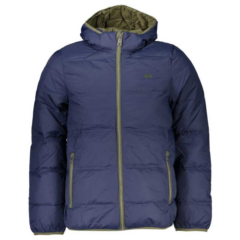 La Martina Chic Blue Lightweight Hooded Jacket, theFeinheit