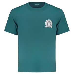 Wrangler Green Cotton T-Shirt