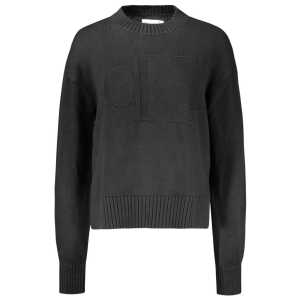 Calvin Klein Black Cotton Women Sweater