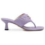 Gucci Mystic Purple Nappa Charlotte Leather Sandals
