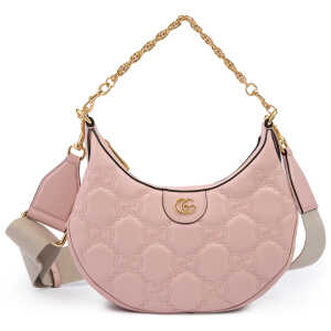 Gucci Light Pink Leather Shoulder Bag