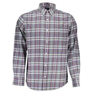 Gant Elegant Blue Cotton Button-Down Shirt