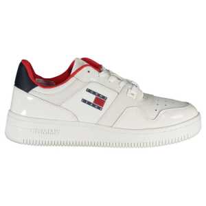 Tommy Hilfiger White Leather Women Sneaker