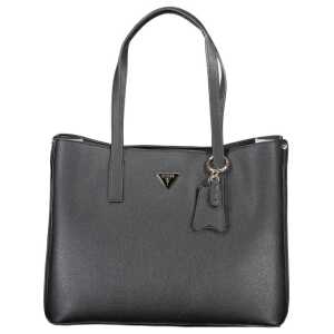 Guess Jeans Black Polyethylene Handbag