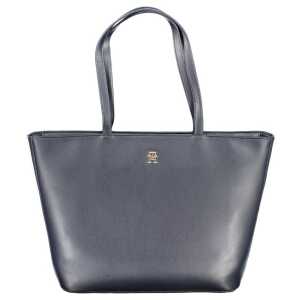 Tommy Hilfiger Blue Polyester Handbag