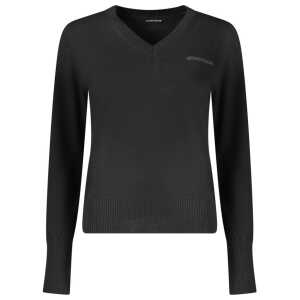 Guess Jeans Black Polyester Women Sweater