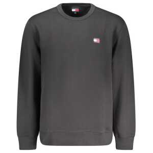 Tommy Hilfiger Black Cotton Men Sweater