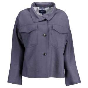 Gant Blue Cotton Jackets & Coat