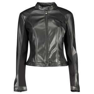 Guess Jeans Black Polyethylene Jackets & Coat