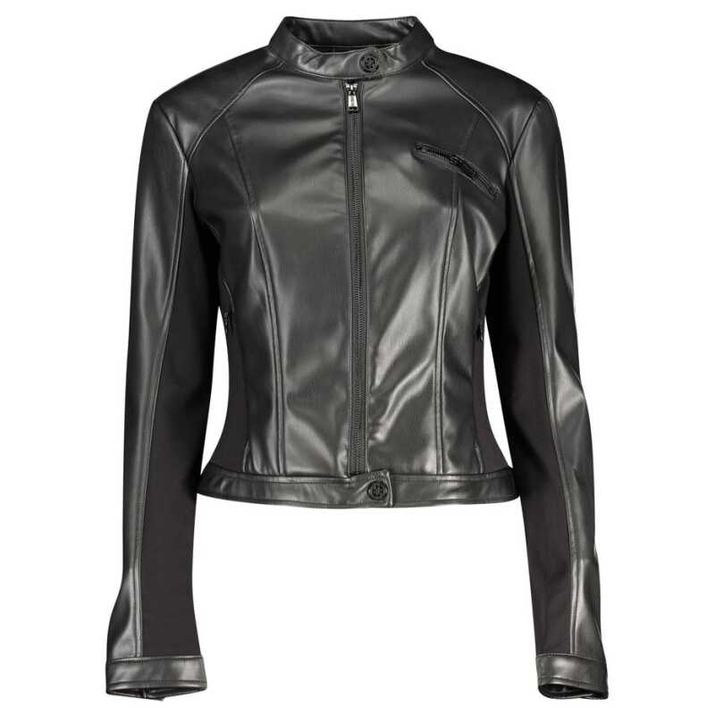 Guess Jeans Black Polyethylene Jackets &amp; Coat, theFeinheit