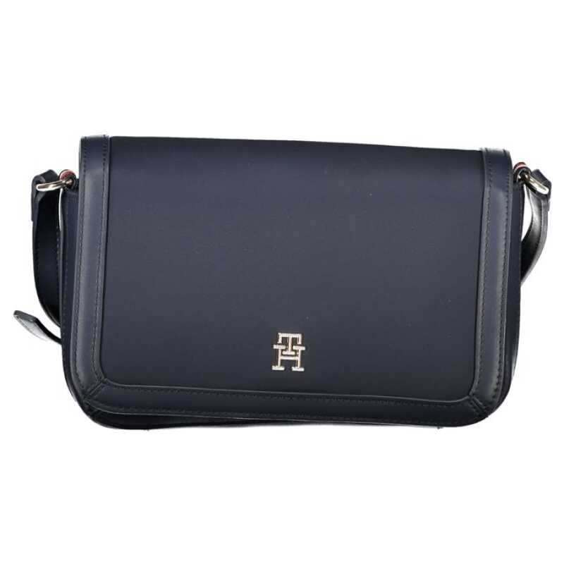 Tommy Hilfiger Blue Polyester Handbag, theFeinheit
