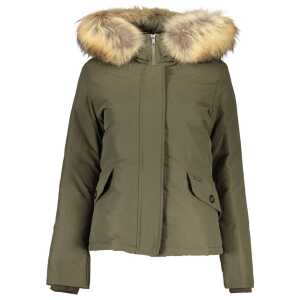Woolrich Green Cotton Jackets & Coat