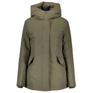 Woolrich Green Cotton Jackets & Coat