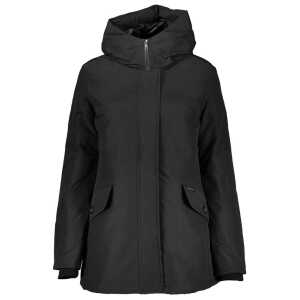 Woolrich Black Cotton Jackets & Coat
