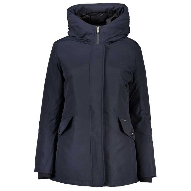 Woolrich Blue Cotton Jackets &amp; Coat, theFeinheit