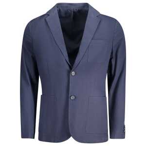 Guess Jeans Blue Cotton Mens Jacket