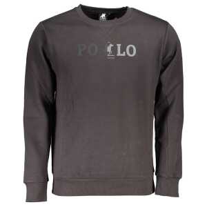 U.S. Grand Polo Classic Crew Neck Fleece Sweatshirt In Gray
