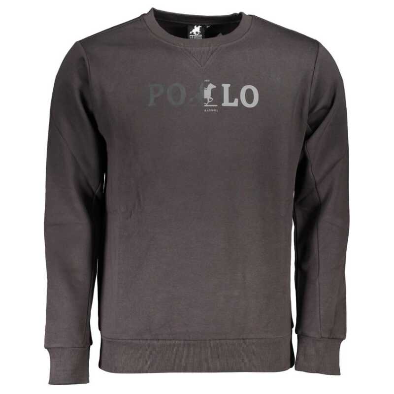 U.S. Grand Polo Classic Crew Neck Fleece Sweatshirt In Gray, theFeinheit
