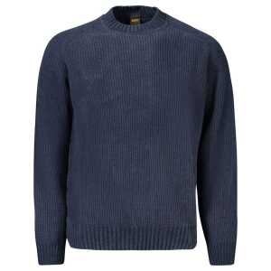 Hugo Boss Blue Cotton Men Sweater