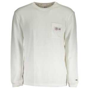 Tommy Hilfiger White Cotton Sweater