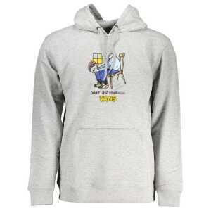 Vans Gray Cotton Men Sweater