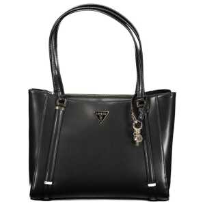 Guess Jeans Black Polyethylene Handbag