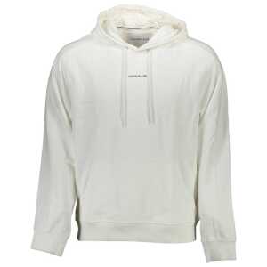 Calvin Klein White Cotton Men Sweater