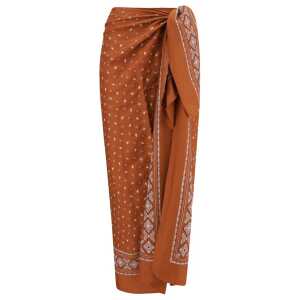 PINKO Bandana pattern pareo Skirt