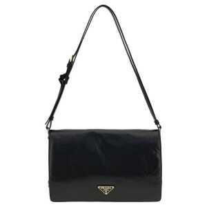 Prada Crinkled leather Shoulder Bag