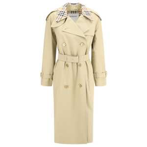 Burberry Castleford Trench Coat with Archive Check collar