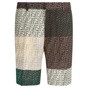 Fendi Linen Shorts