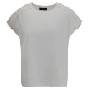 Fabiana Filippi T-Shirt with tulle appliqués