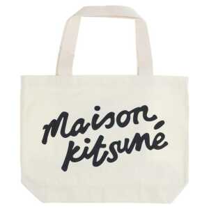 Maison Kitsuné Maison Kitsune Handwriting Tote Bag
