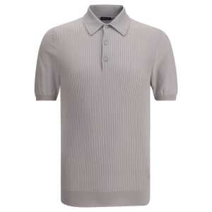 Kiton Ribbed Polo Shirt