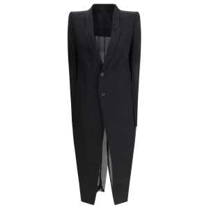Rick Owens Chiffon and tulle long Coat