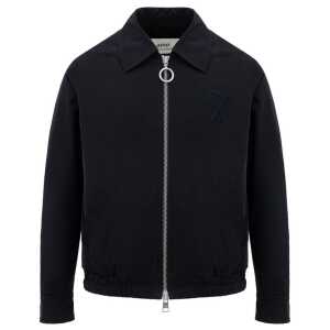Ami Paris Black Polyester Jacket