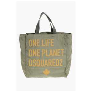 Dsquared² OLOP Nylon Tote Bag with Front Print