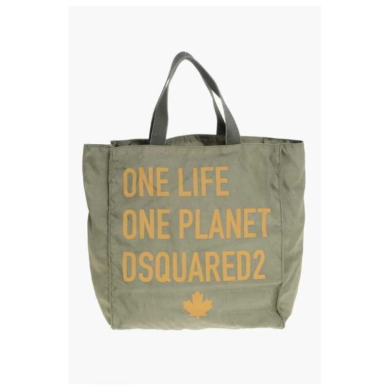Dsquared² OLOP Nylon Tote Bag with Front Print, theFeinheit