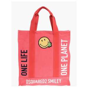Dsquared² OLOP Canvas SMILEY Tote Bag