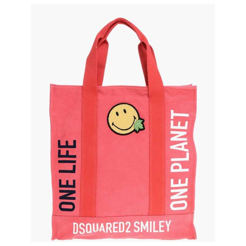 Dsquared² OLOP Canvas SMILEY Tote Bag, theFeinheit