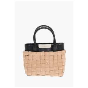 Dsquared² Woven Leather Tote Bag