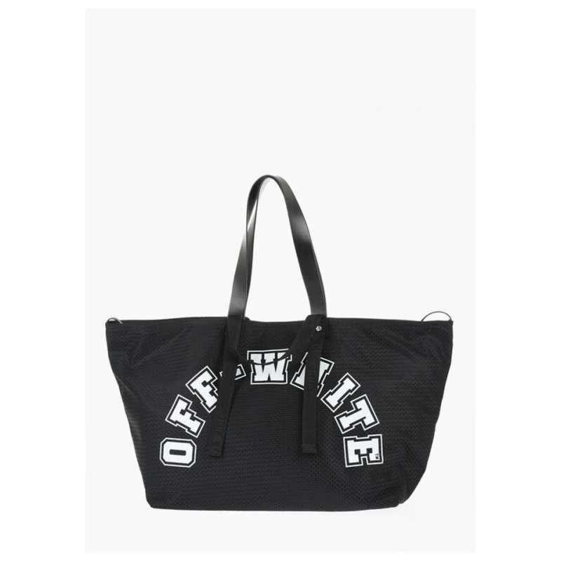 Off-White Perforated DAY OFF Weekend Bag with Contrast Print, theFeinheit