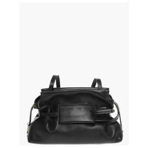 Off-White Solid Color Leather Clutch